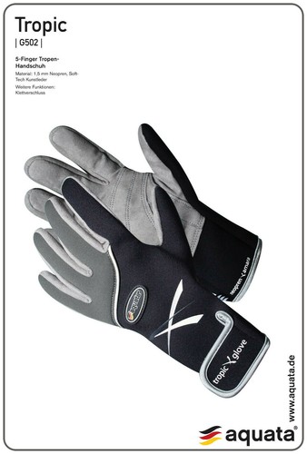 Tauchhandschuhe finger amara - tauchhandschuhe, 5-finger