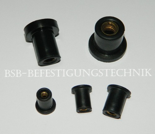 Gummimutter m6 - m4/, m5